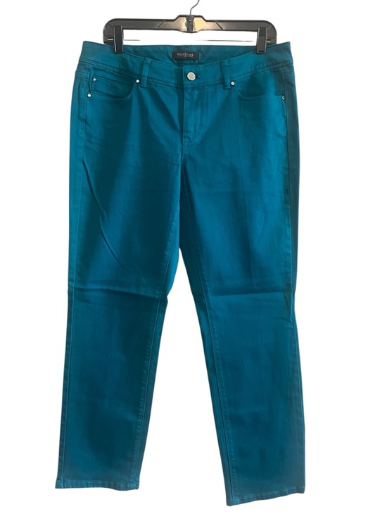White House Black Market Denim - White House Black Market Teal Slim Ankle Contour Women’s Jeans